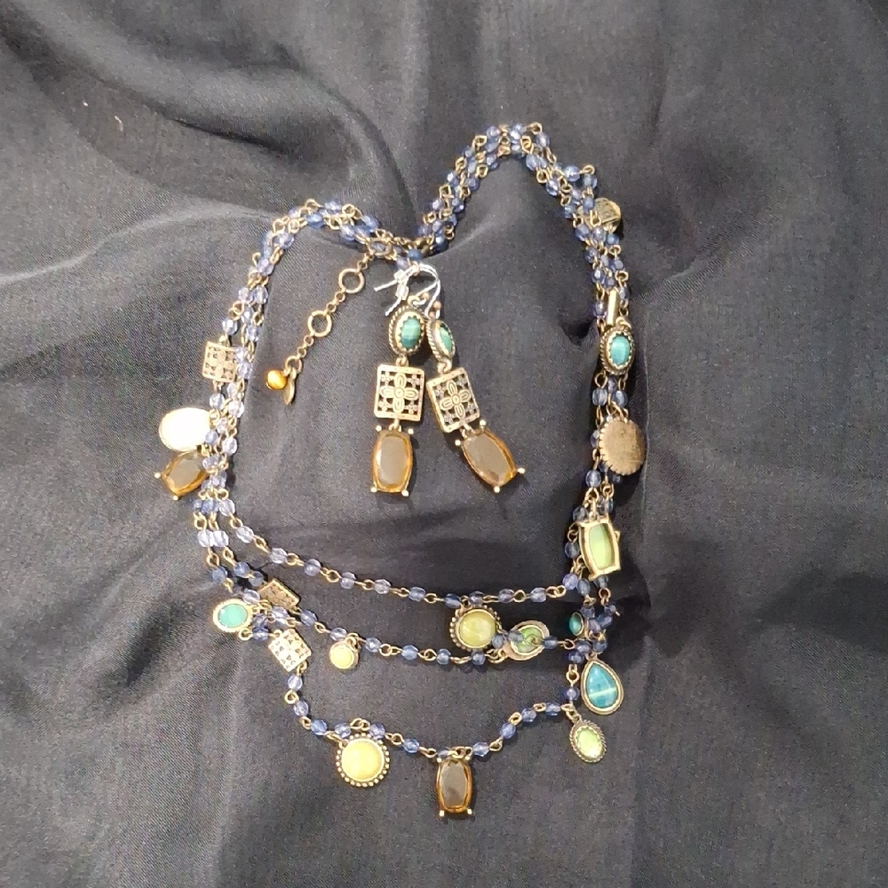 Elegant Multi-Color Gemstone Necklace